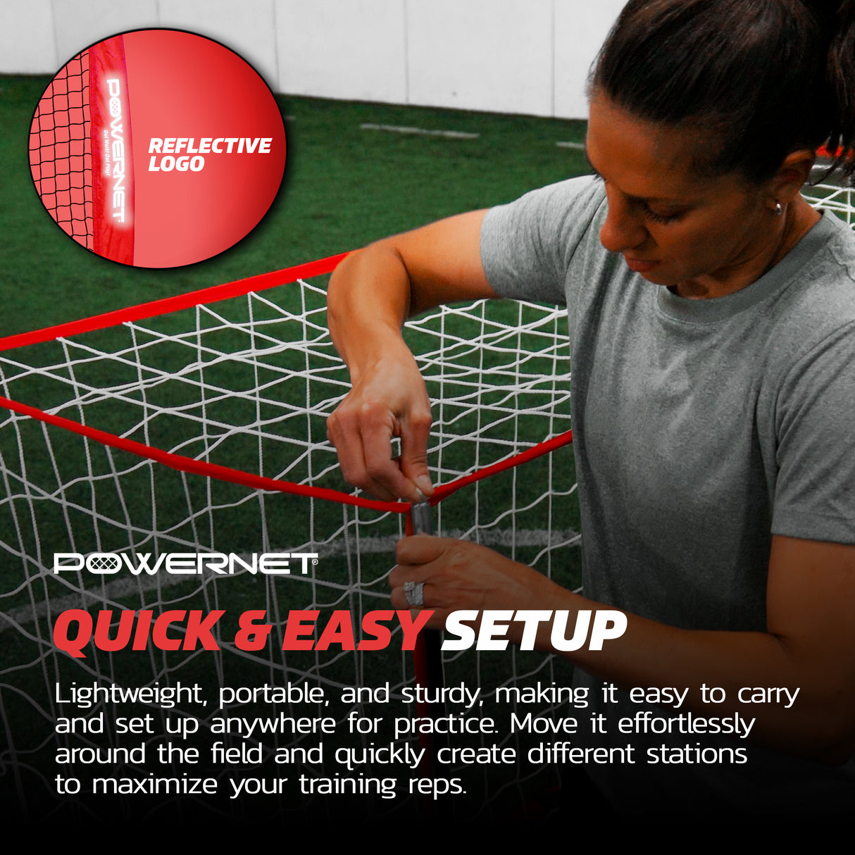 Popup Futsal 3x2M Goal Sports PowerNet