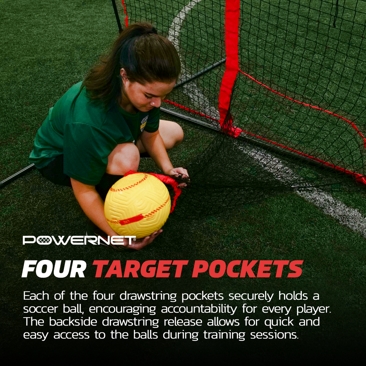 16x10 FT Soccer Goal Combo Barrier Soccer Goal PowerNet