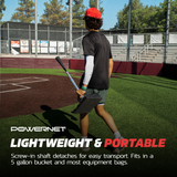 Pro Batting Tee | Heavy Duty 10 LB Base Batting Tee PowerNet
