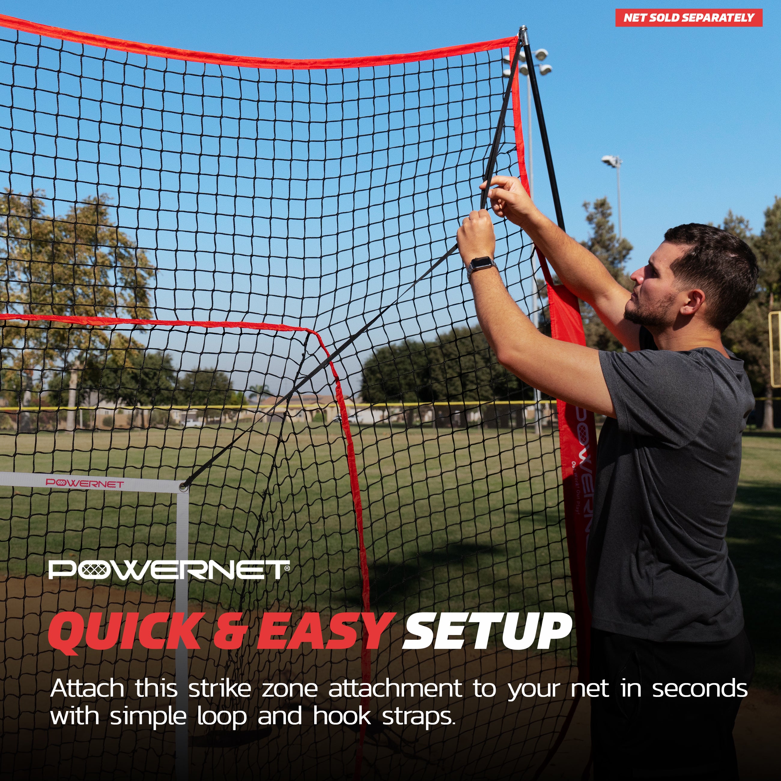Strike Zone Attachment (for 8x8 nets only) – PowerNet by TrainingNets