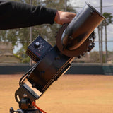 Launch F-Lite Pitching Machine w/ Breaking Ball Bracket Pitching Machine PowerNet