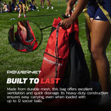 Soccer Ball Large Bag | Mesh Bag Storage Sack Soccer Ball Bags PowerNet