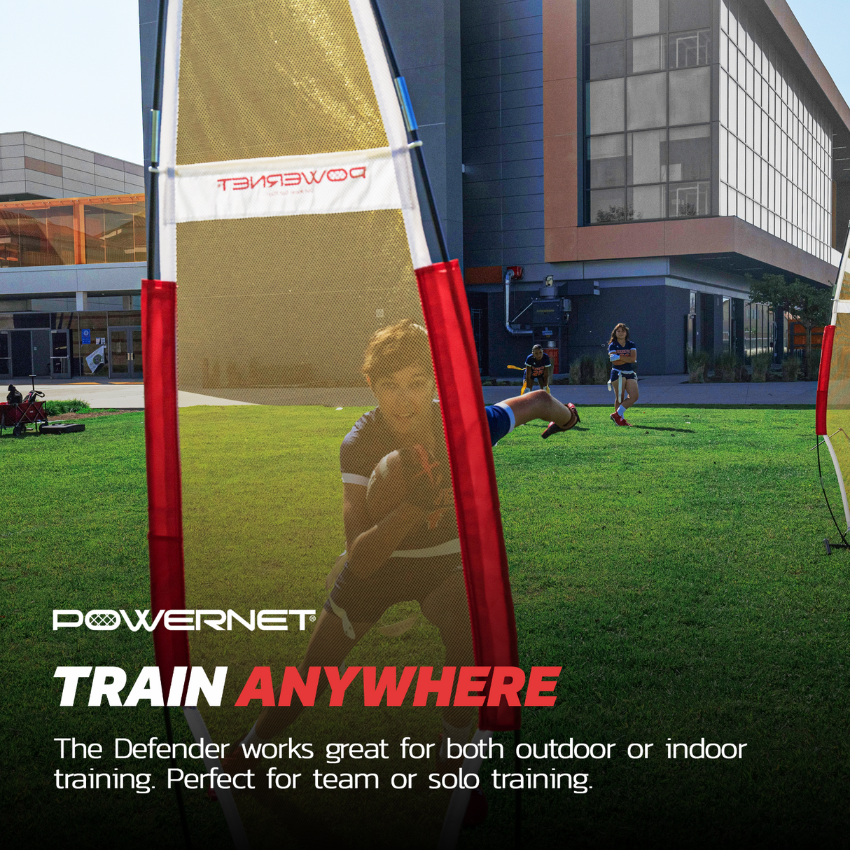 Portable Defender Practice Mannequin for Soccer and Basketball 77" x 23" Sports PowerNet