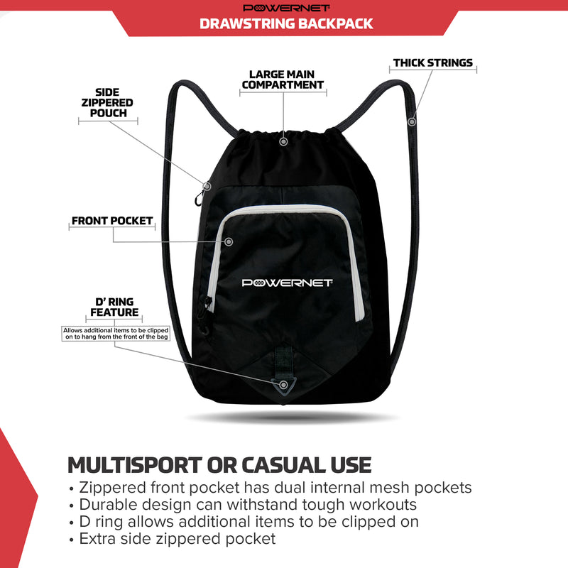 Deluxe 2.0 Sack Drawstring Training Gym Sack