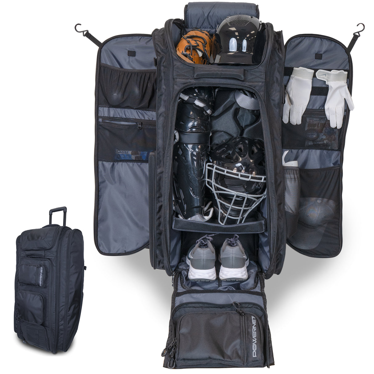 PRO Optimus Catcher's Gear Equipment Bag PowerNet by TrainingNets