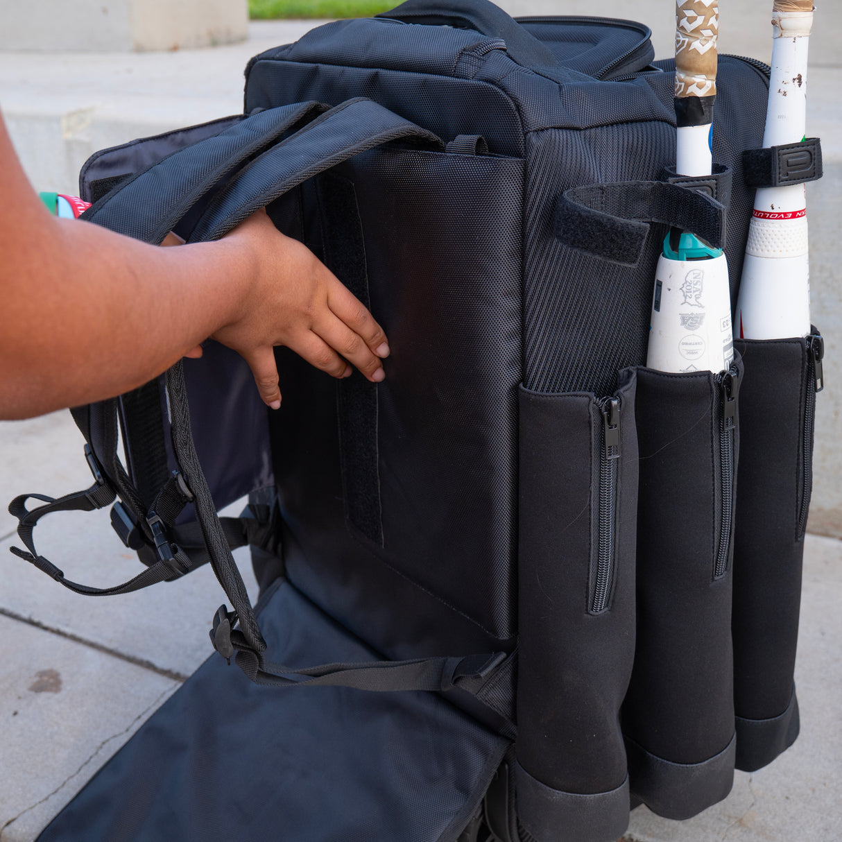 PRO Odyssey Rolling Backpack for Softball & Baseball PowerNet by TrainingNets