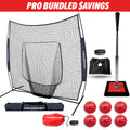 Pro Training Bundle | 7x7 Net, Batting Tee & Weighted Balls
