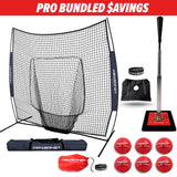 Pro Training Bundle | 7x7 Net, Batting Tee & Weighted Balls (Navy)