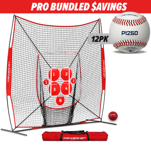 PRO BUNDLE | 8x8 Pitching Bundle TrainingNets by PowerNet