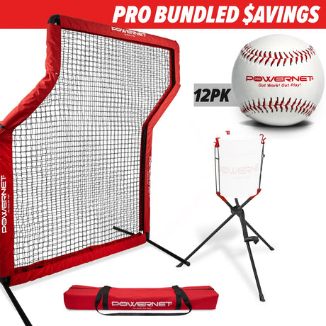PRO BUNDLE | Batting Practice Z-Screen Coaching Bundle TrainingNets by PowerNet