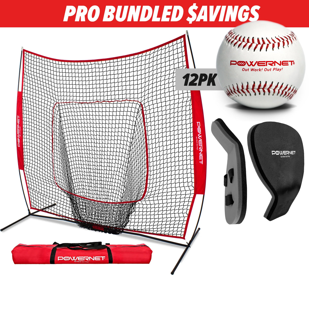 PRO BUNDLE | Practice Fielding Bundle TrainingNets by PowerNet