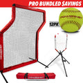 Pro Training Bundle | Z-Screen, Bucket Lifter & Practice Softballs