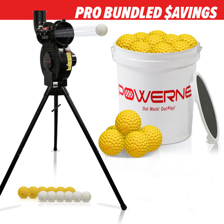 PRO BUNDLE | Launch F-lite Pitching Machine Bundle D TrainingNets by PowerNet