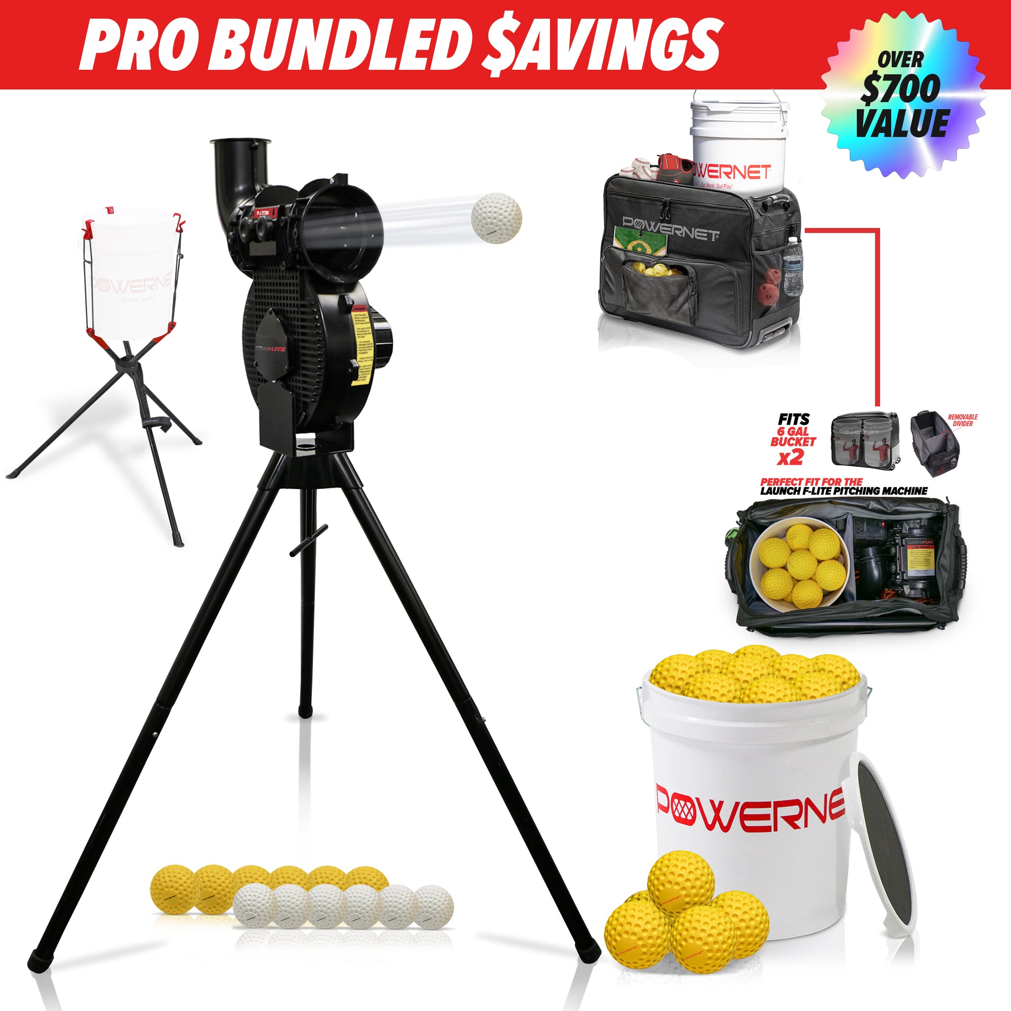PRO BUNDLE | Launch F-lite Coaching Bundle (Softball) – PowerNet