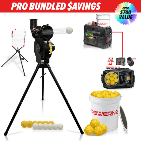 PRO BUNDLE | Launch F-lite Coaching Bundle (Softball) TrainingNets by PowerNet