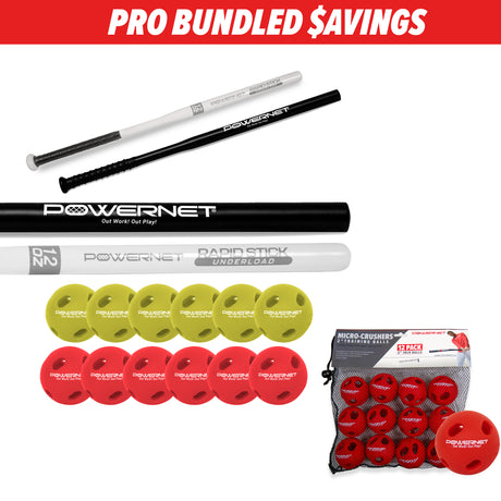 PRO BUNDLE | Training Bat Kit TrainingNets by PowerNet
