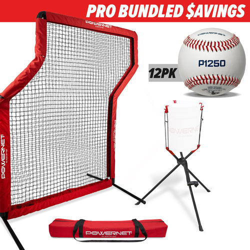 PRO BUNDLE | Batting Practice Z-Screen Bundle TrainingNets by PowerNet