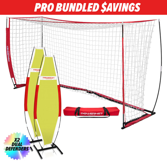 PRO BUNDLE | Gametime Training 12x6 Soccer Bundle TrainingNets by PowerNet