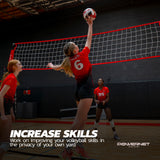 PRO Training Bundle | Volleyball Warm-up Net and Training Station TrainingNets by PowerNet