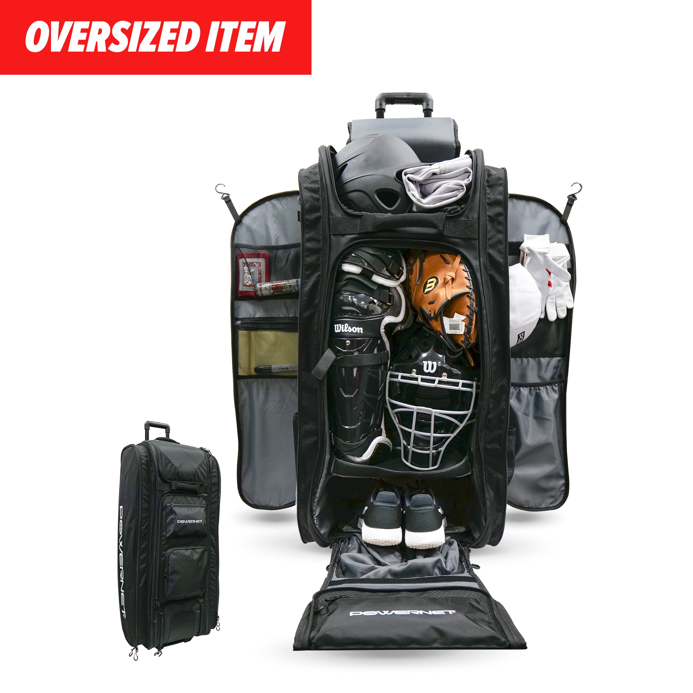 Optimus Catcher's Bag - Rolling Equipment Bag | TrainingNets