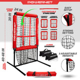 Pitching Zone Pro Custom Strike Zone Net TrainingNets by PowerNet