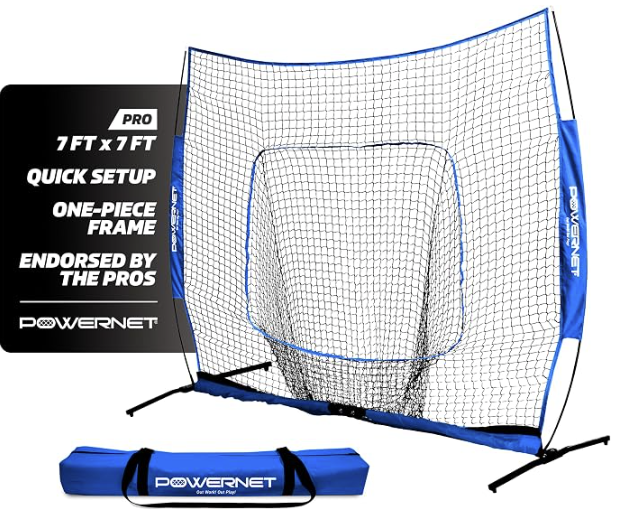 7x7 FT PRO Training Net Sports PowerNet Royal Blue
