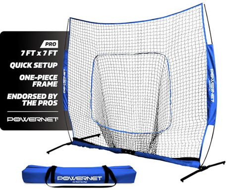 7x7 FT PRO Training Net Sports PowerNet Royal Blue