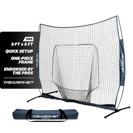 8x8 FT XLP PRO Training Net Sports PowerNet Navy