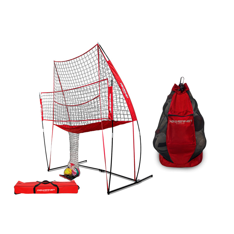 Volleyball Practice Net Station Bundle | 8 ft Wide by 11 ft High