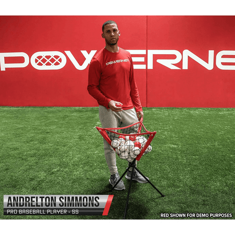 Tripod Ball Caddy for Baseball & Softball Sports PowerNet