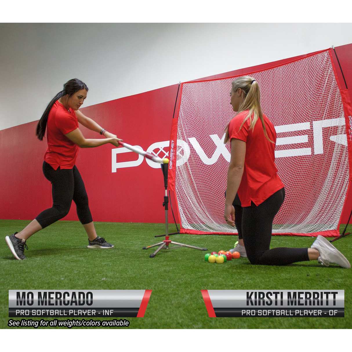 Micro 2" Weighted Training Balls | Choose from 3.5, 5.5, 7.5, 9.5 oz Sports PowerNet