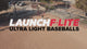 Launch F-lite Ultra Light Dimpled Practice Balls Baseball And Softball Pitching Machines PowerNet