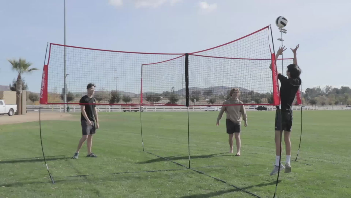 Four Square Volleyball Training Net Game Sports PowerNet