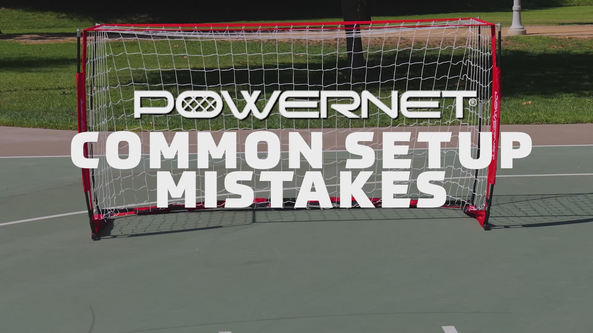 Portable 8x4 FT Soccer Goal – PowerNet by TrainingNets