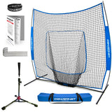 The Original 7x7 FT Training Net & Tee Combo sports PowerNet Royal Blue