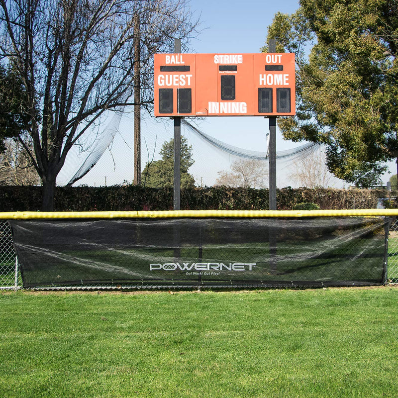 Fence Shade Net Cover | Portable Dugout Sun Screen | 18.75 FT x 7 FT