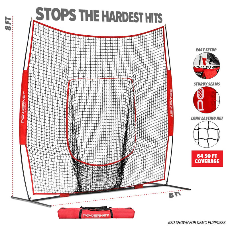 8x8 Practice Net | Huge 64 Square Foot Coverage!