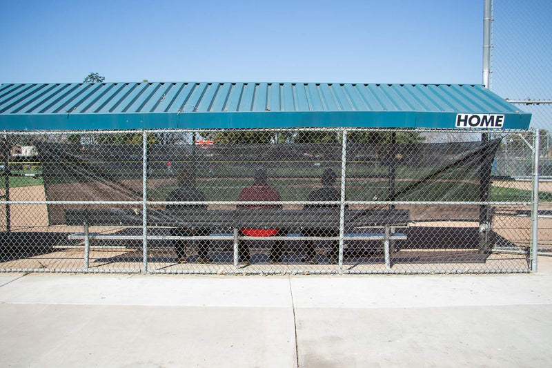 Fence Shade Net Cover | Portable Dugout Sun Screen | 18.75 FT x 7 FT