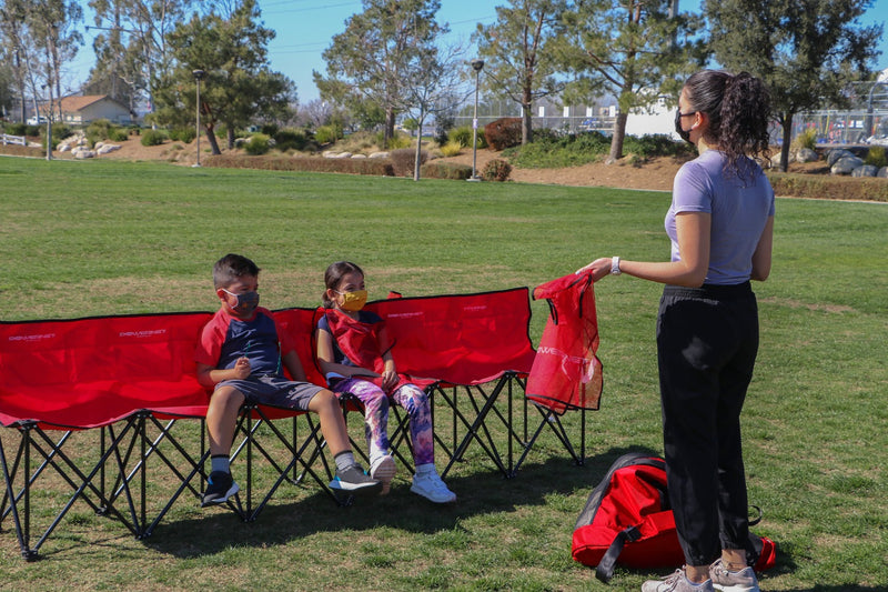 6-Seater Team Bench | Carry Bag Included