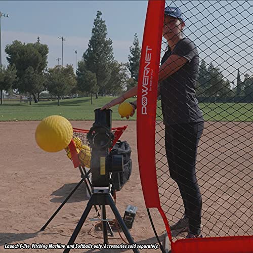 Launch F-lite Baseball and Softball Pitching Machine | Simulate Up To 90 MPH