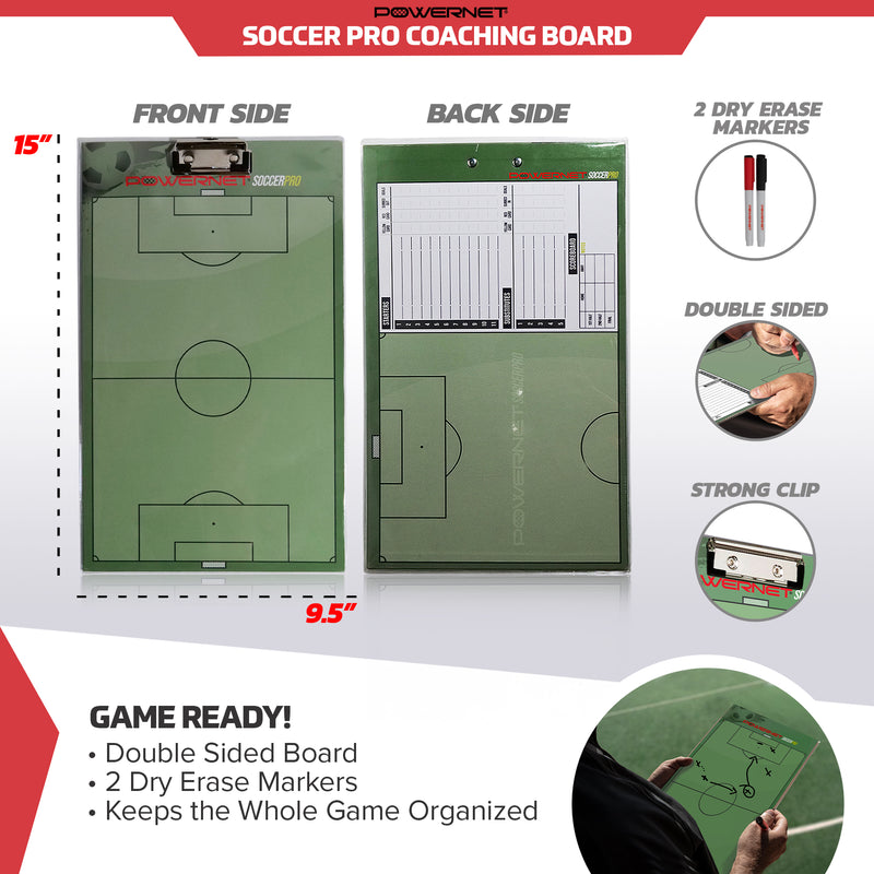PowerNet Soccer Pro Lineup Coaching Board
