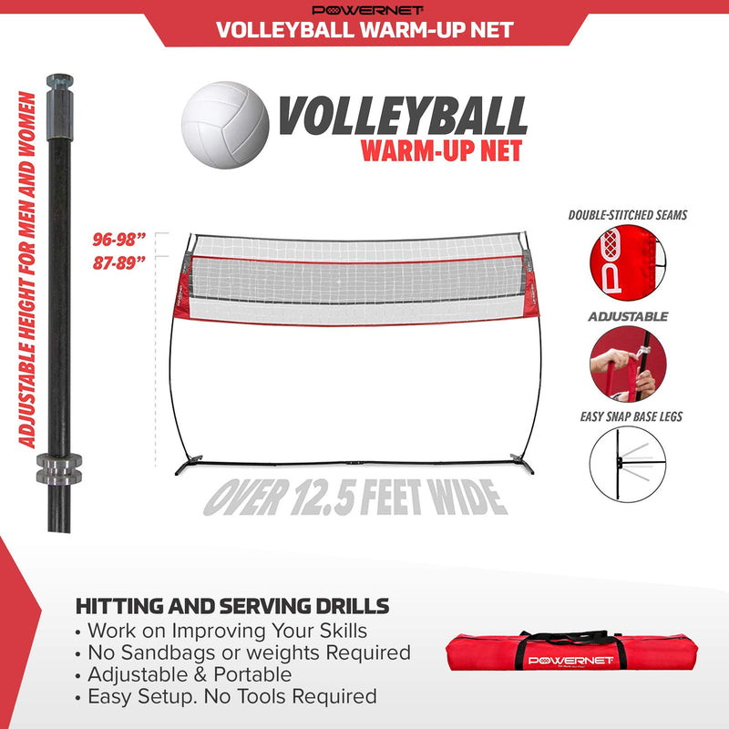 Freestanding Volleyball Warm Up Net