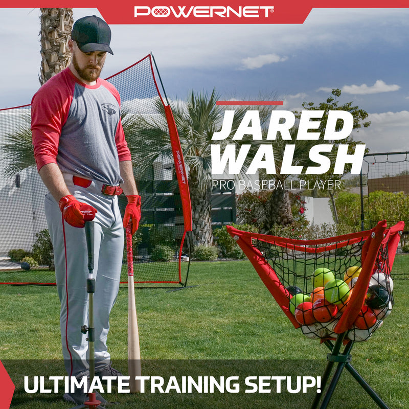 7x7 Practice Net and Tee Total Bundle