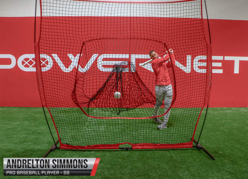 8x8 PRO Hitting Net and Barrier Screen Combo