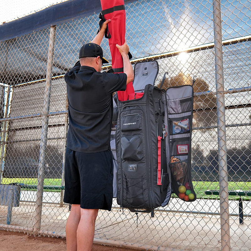 All Gear Transporter | Rolling Baseball Equipment Bag for Coaches All w/Terrain Wheels