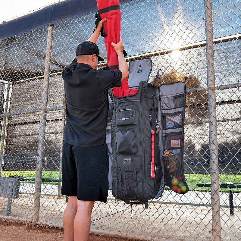 All Gear Transporter Rolling Baseball Equipment Bag for Coaches All