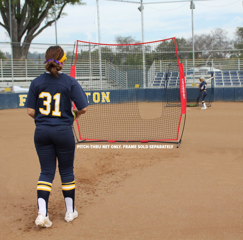 Pitching Protection Screen for Softball - Net Only