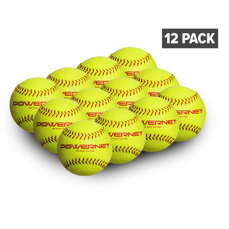 Practice Softballs 12 PK Recreation Grade 12"