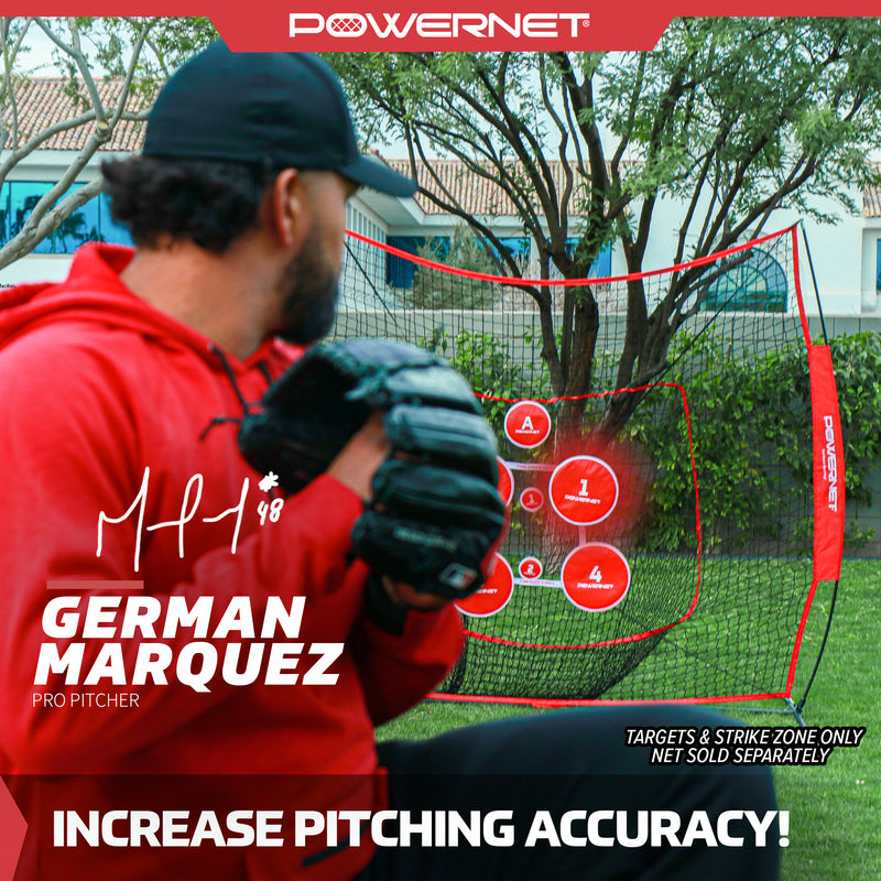 Pitch Perfect Targets and Strike Zone Attachment for 7x7 Net