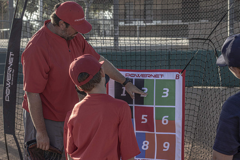 Numbered Pitching Pad | Baseball Softball Target